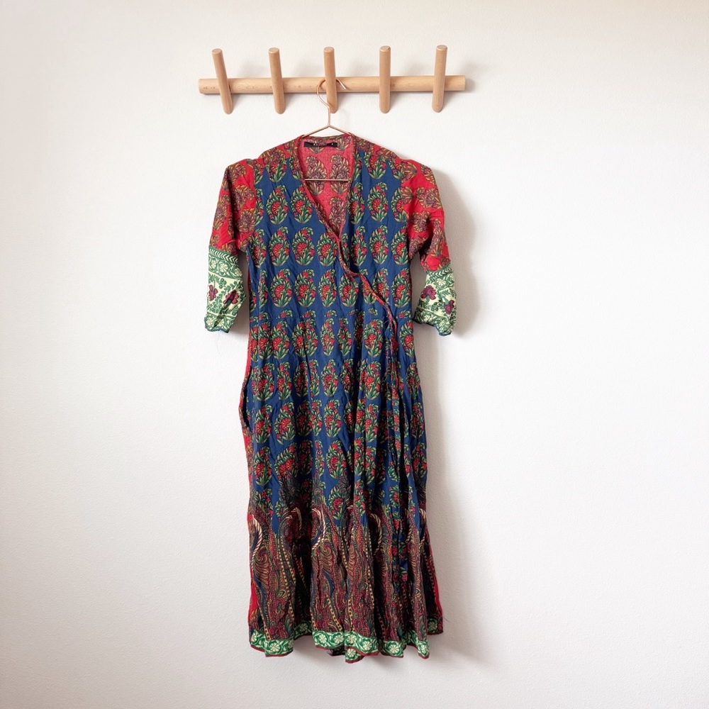 Khaadi Linen Multi Print Dress